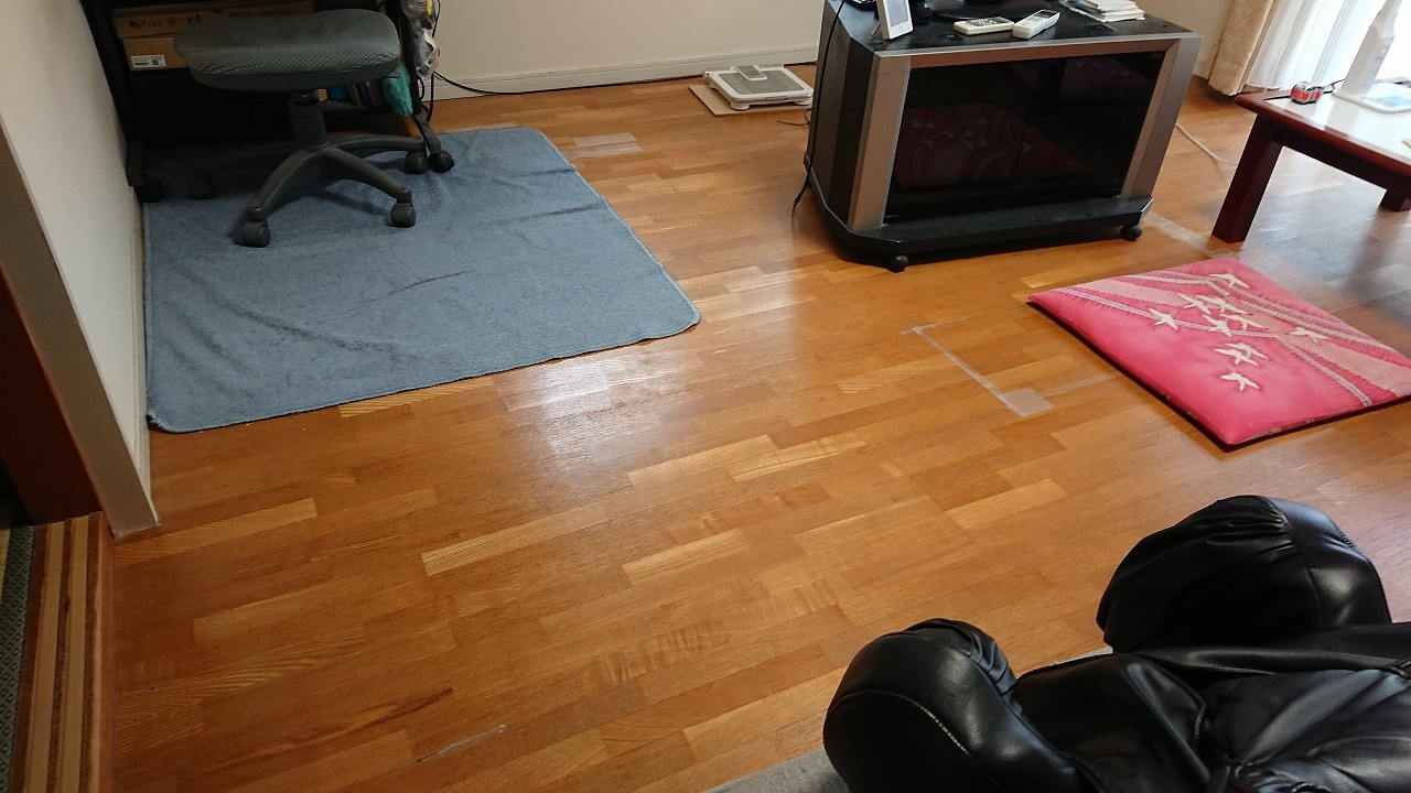 フローリングリフォーム　上張り工法ですぐできます　～千葉でフローリングリフォーム～